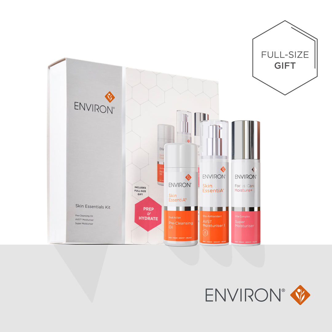 Environ Prep & Hydrate - Super Moisturiser, AVST Moisturiser, Complimentary Pre Cleansing Oil Worth £28