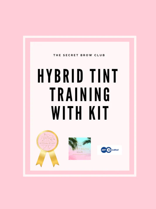 Brow Secret Hybrid tint training with full kit